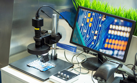 Desktop display of microchip